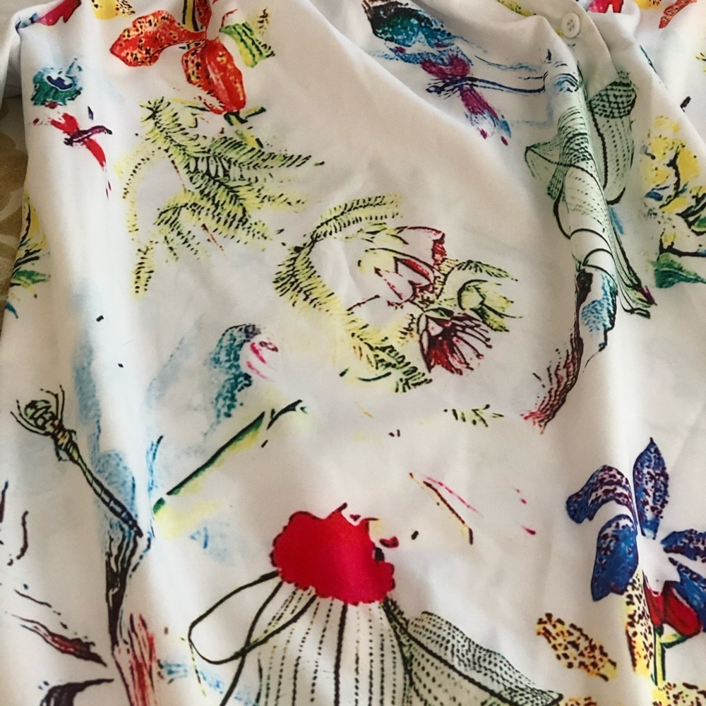 3/4 Sleeve Spring Blouse - Picture 3 of 7